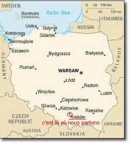 carte de Pologne
